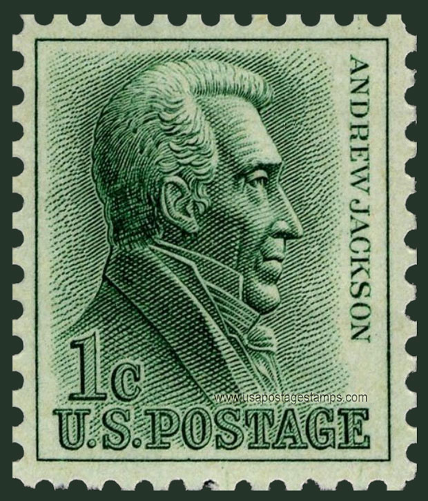 US 1963 Andrew Jackson (1767-1845) 1c. Scott. 1209