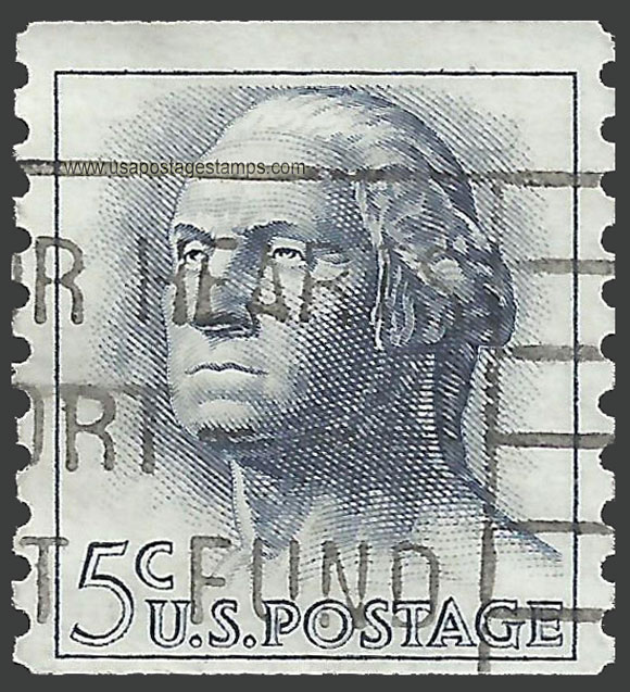 US 1963 George Washington (1732-1799) Coil 5c. Scott. 1229a