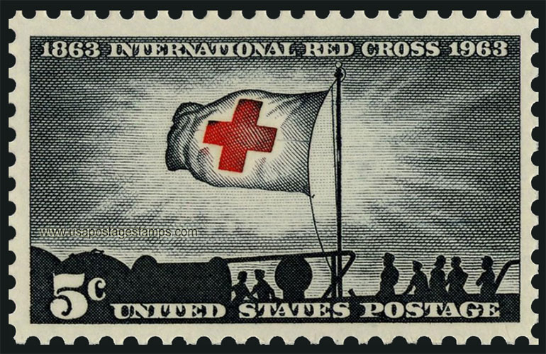 US 1963 International Red Cross Centenary 5c. Scott. 1239