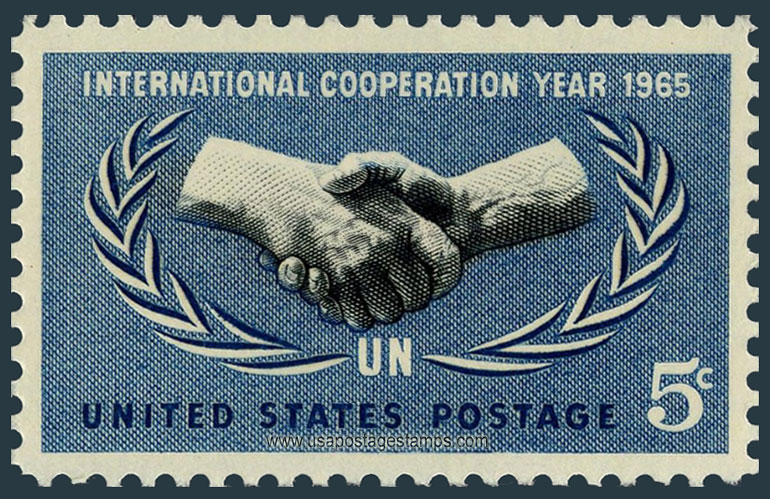 US 1965 International Cooperation Year 5c. Scott. 1266