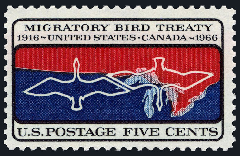 US 1966 Migratory Birds Treaty 5c. Scott. 1306