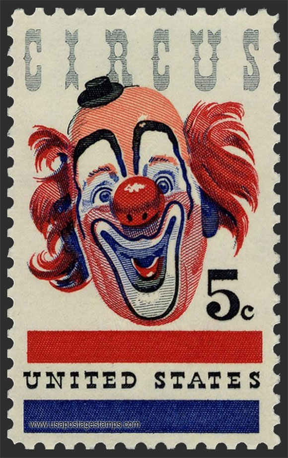 US 1966 American Circus 5c. Scott. 1309