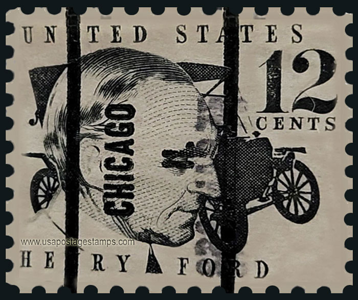 US 1968 Henry Ford (1863-1947) 12c. Scott. 1286Ac