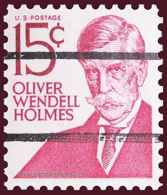 US 1968 Oliver Wendell Holmes 15c. Scott. 1288a