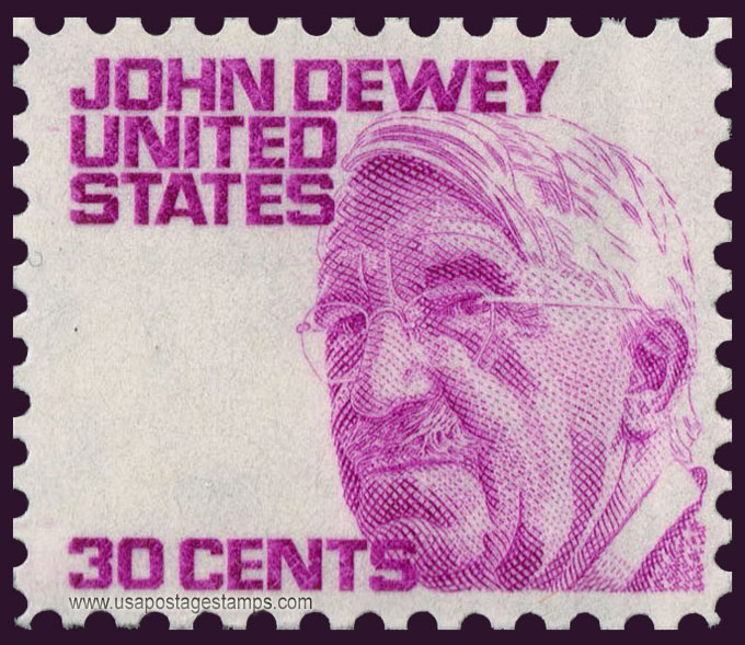 US 1968 John Dewey (1859-1952) 30c. Scott. 1291a