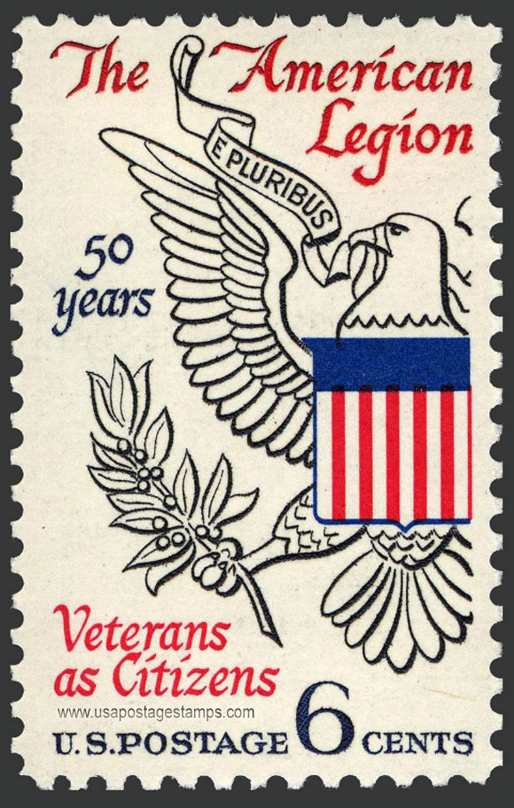 US 1969 50th Anniversary of American Legion 6c. Scott. 1369