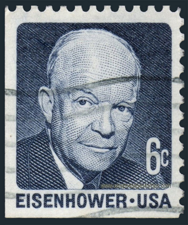 US 1970 David Dwight Eisenhower 6c. Michel 1005yElu