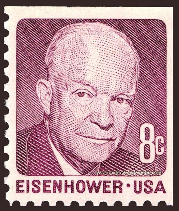 US 1971 David Dwight Eisenhower (1890- 1969) 8c. Scott. 1395