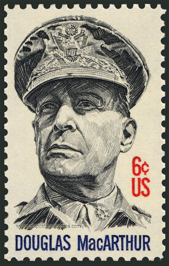 US 1971 General Douglas MacArthur (1880-1964) 6c. Scott. 1424