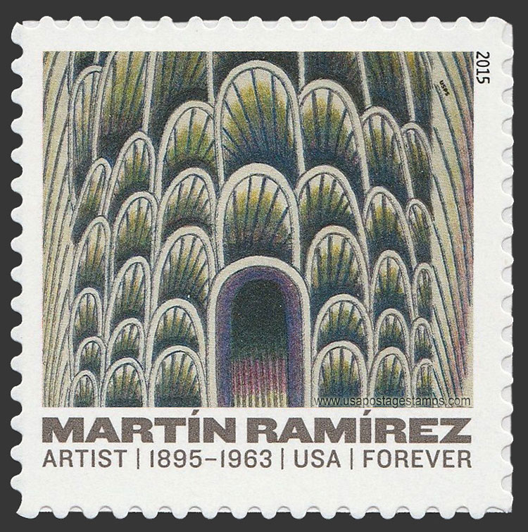 US 2015 Martin Ramirez Arts : Windows 49c. Scott. 4972