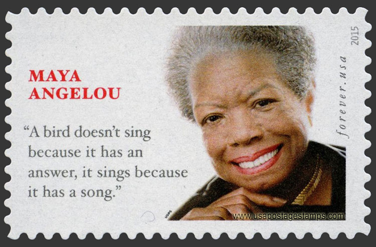 US 2015 Maya Angelou 49c. Scott. 4979