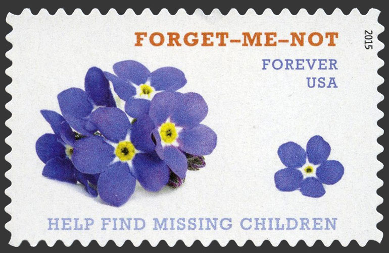 US 2015 Help Find Missing Children 49c. Scott. 4987