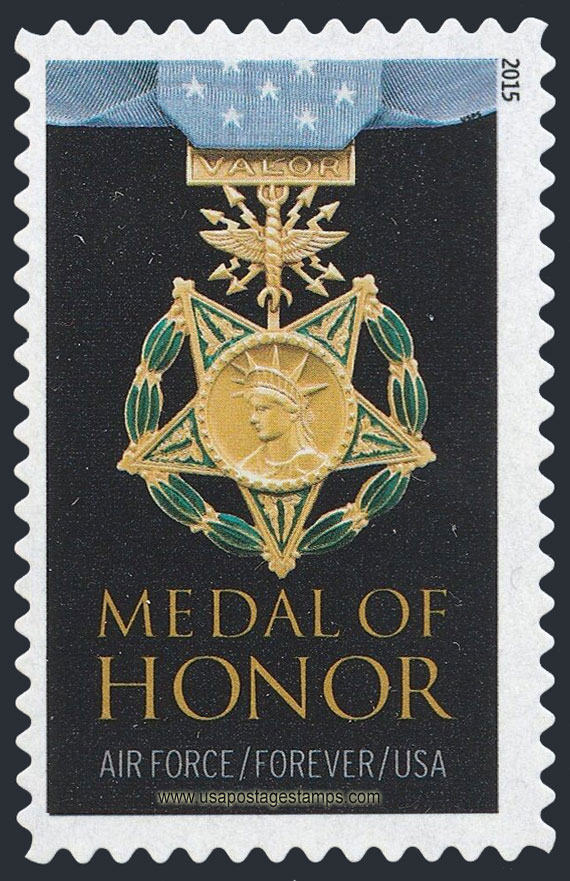 US 2015 Medal of Honor : Air Force 49c. Scott. 4988