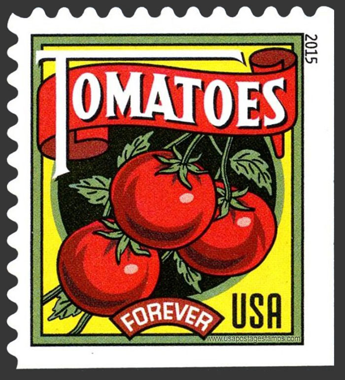 US 2015 Harvest : Tomatoes 49c. Scott. 5007