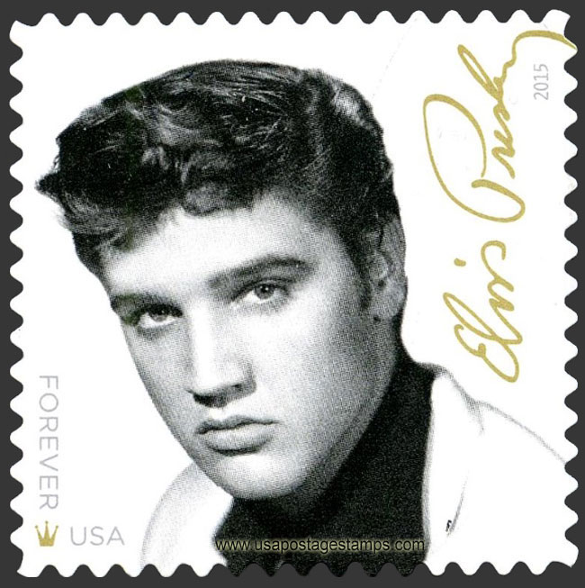 US 2015 Singer Elvis Presley 49c. Scott. 5009