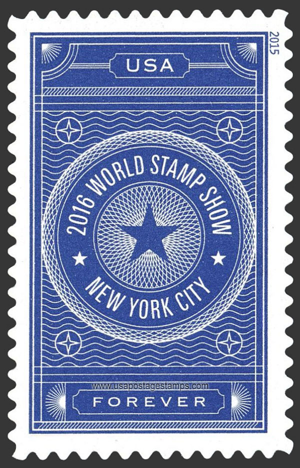 US 2015 World Stamp Show - NY 2016 49c. Scott. 5011