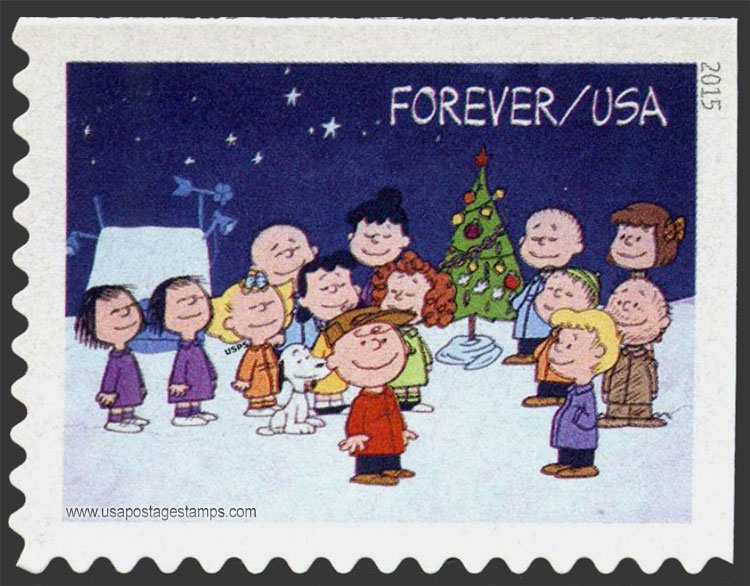US 2015 Christmas : Children with Christmas Tree 47c. Scott. 5024