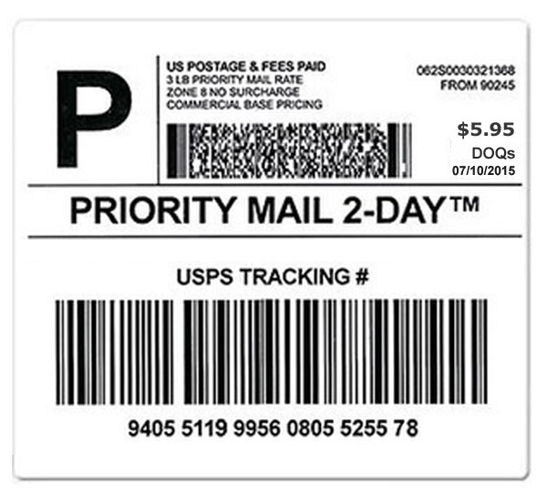 US 2015 mPOS Computer Vended Postage Stamps $5.95 Scott. CVP99