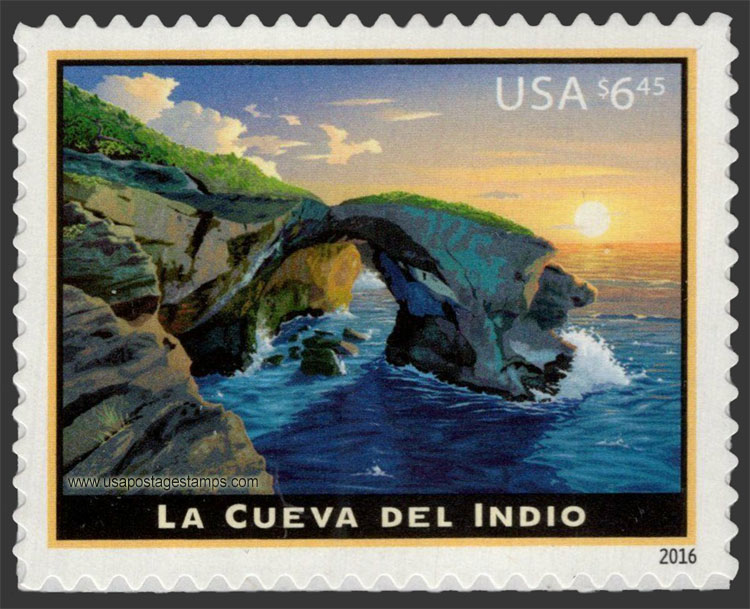 US 2016 La Cueva del Indio $6.45 Scott. 5040
