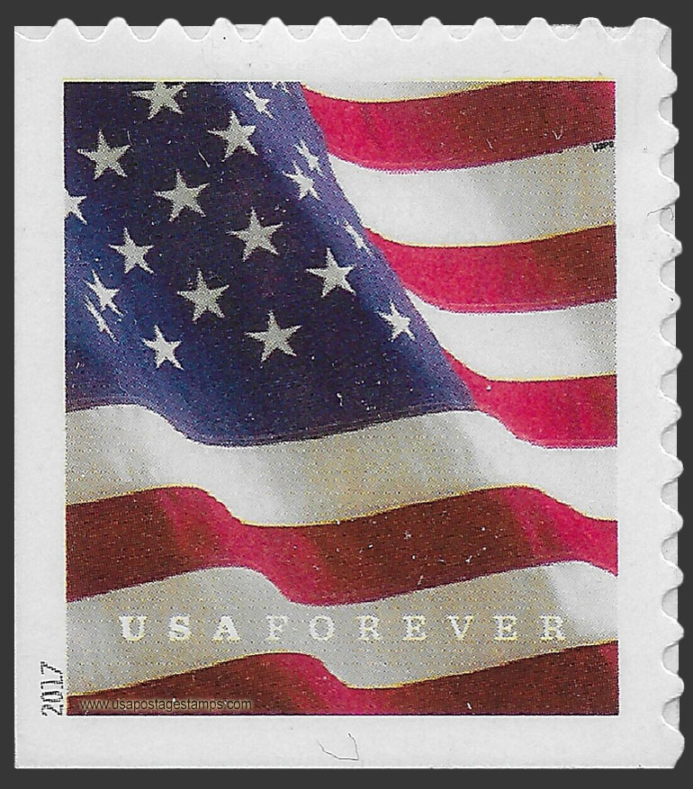 US 2017 US Flag from APU BK20 49c. Scott. 5161