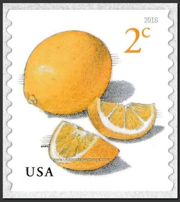 US 2018 Meyer Lemons ; Coil 2c. Scott. 5256