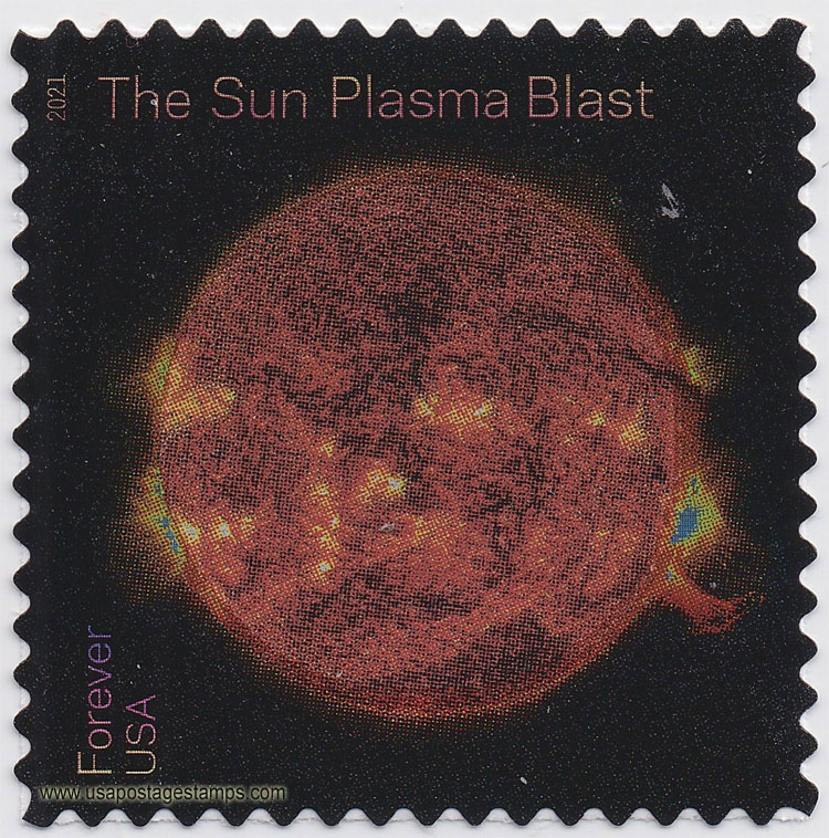 US 2021 Plasma Blast : Sun Science 55c. Scott. 5605