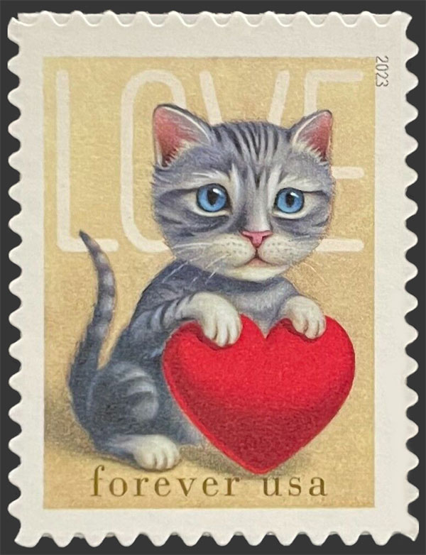 US 2023 Love : Kitten 60c. Scott 5745